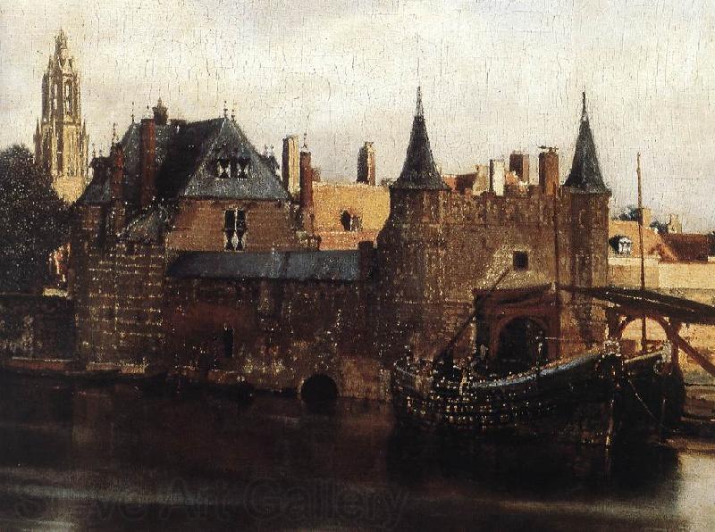 VERMEER VAN DELFT, Jan View of Delft (detail) et France oil painting art